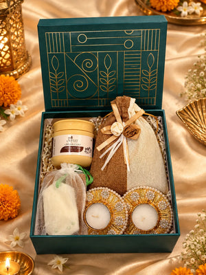 Light & Love Diwali Hamper with Chocolates, Diyas & Self-Care