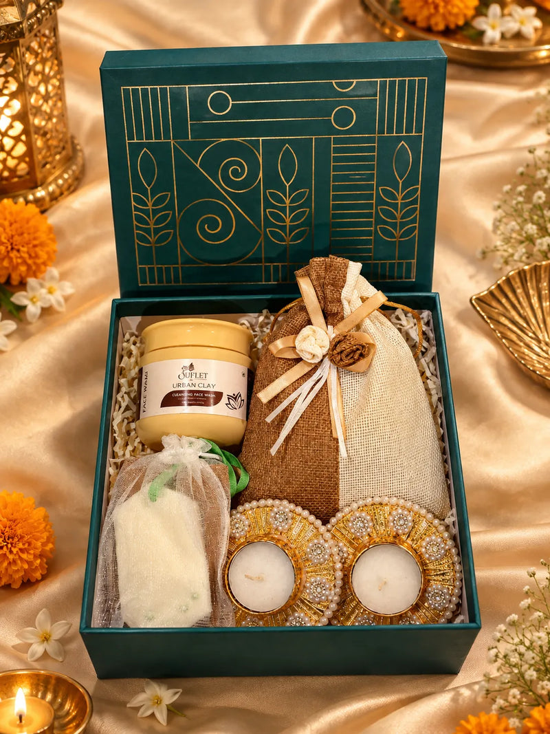 Light & Love Diwali Hamper with Chocolates, Diyas & Self-Care
