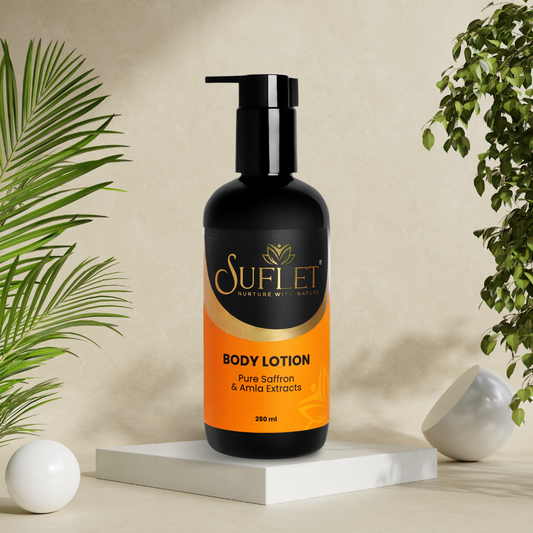 Body Lotion with Saffron & Amla Extracts - Suflet