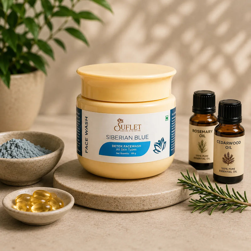 Suflet Siberian Blue Detox Facewash