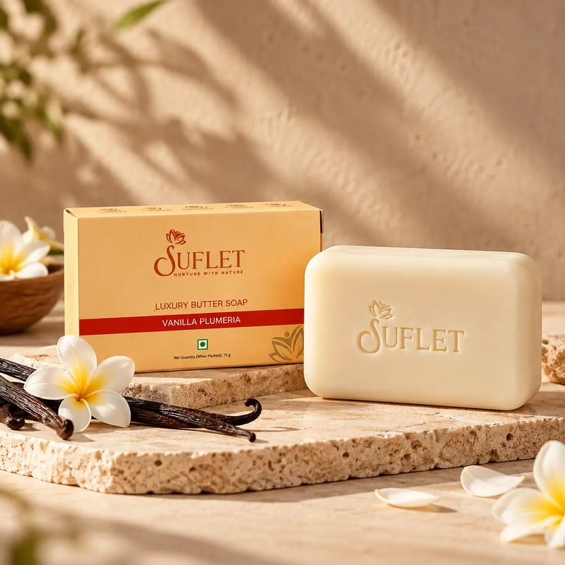 Suflet Luxury Butter Soap - Vanilla Plumeria